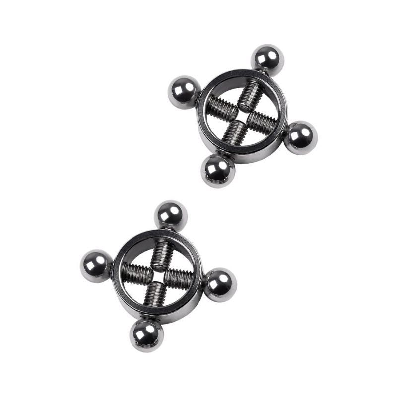Silver Metal Nipple Clamps for Intense Pleasure and Sensation Nipple Clamps