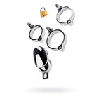 Silver Metal Chastity Cage Adjustable Durable Metal Construction Male Chastity Device Silver > Bondage Gear > Male Chastity