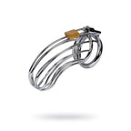 Silver Metal Birdcage Cock Cage Chastity Device > Bondage Gear > Male Chastity