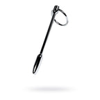 Silver Metal Urethral Plug with Ring Bullet Shape Waterproof Stainless Steel Plug Default Title > Sex Toys For Men > Sounding Rods