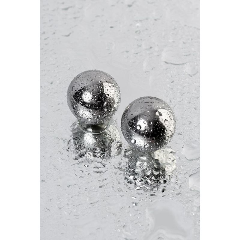 Silver Metal 2 Piece Vaginal Balls 2.5cm Adult Pleasure Toy > Sex Toys For Ladies > Kegel Exercise