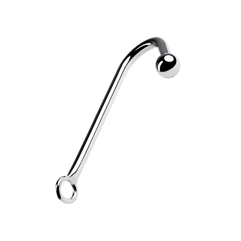 Silver Metal Anal Hook with Ball – 37cm Metal > Bondage Gear > Medical Instruments
