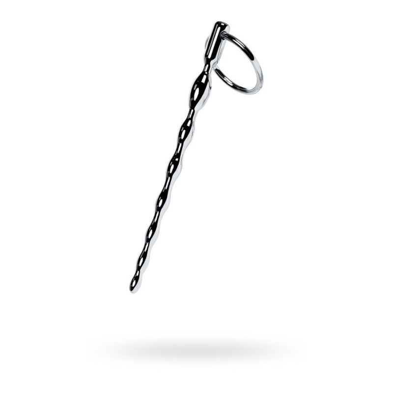 Silver Metal Braided Urethral Plug with Replaceable Rings – Metal Urethral Plug Silver > Sex Toys For Men > Sounding Rods