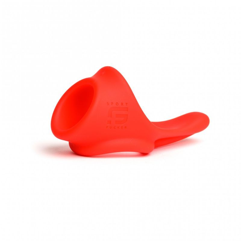 Tailslide Cock and Ball Sling (Red) – Premium Liquid Silicone Cock and Ball Sling > Cock Ring > Sling