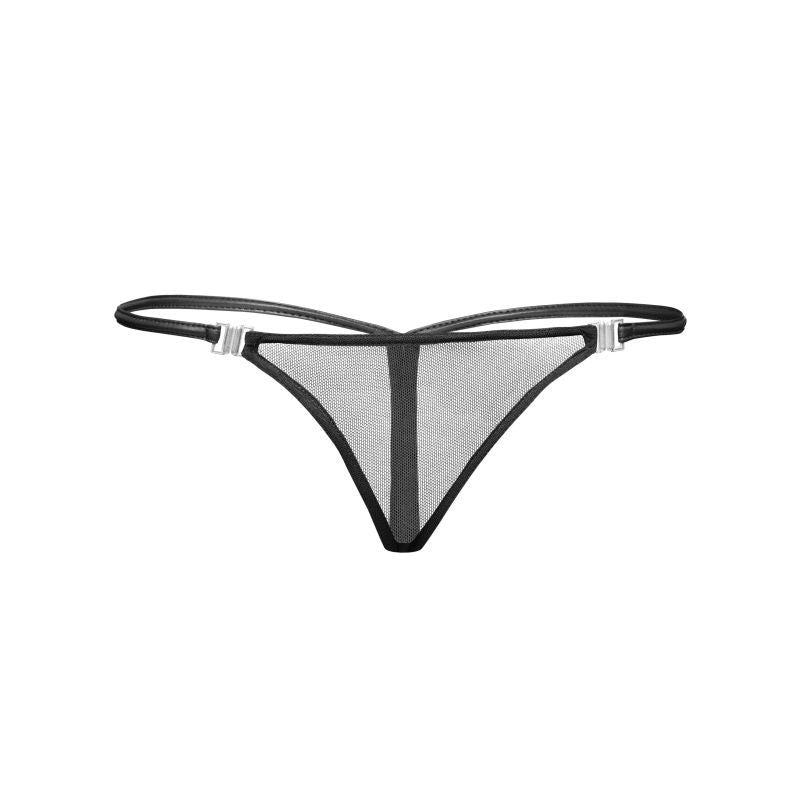 Inviting Tulle G-String Panty – Soft Tulle Mesh Intimate Wear Black Small > Clothes > Panties