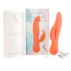 Blossom Swan Rabbit Vibrator 21cm Long x 3.8cm Diameter > Vibrators > Ladies > Rabbit