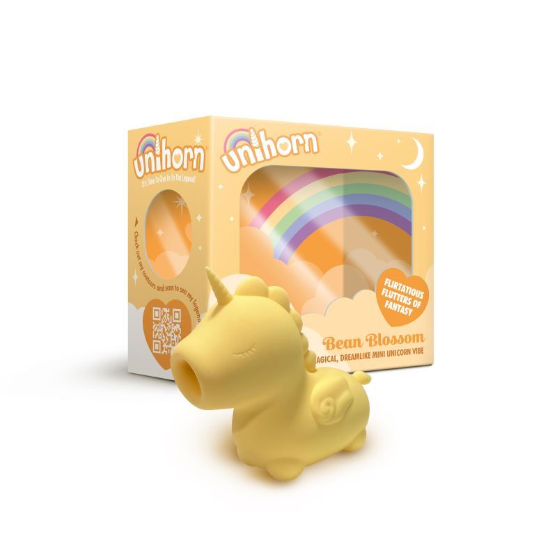 Unihorn Bean Blossom Flickering Tongue Unicorn Vibe – Playful Vibrator > Sex Toys For Ladies > Clitoral Vibrators and Stimulators