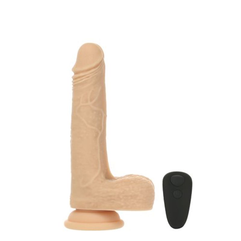 The Freak Vibrating Rotating Dong Remote-Controlled 7.5 Inch Realistic Dong > Vibrators > Realistic Vibrators