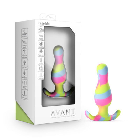 Avant Kaleido Lime Silicone Butt Plug