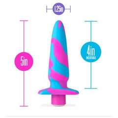 Avant Vibrotize Silicone Mini Anal Vibe Fuchsia 5 Inch