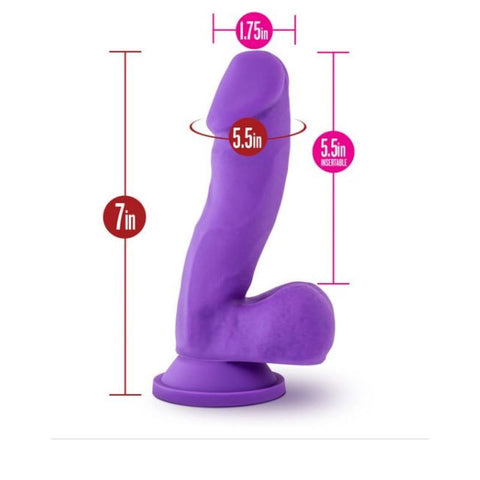 Ruse Juicy Purple Dong 7 Inch Realistic Dildo DONGS