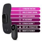 Temptasia Panty Vibe With Remote Control Black > Sex Toys For Ladies > Panty Vibes