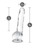 Naturally Yours 8 Inch Crystaline Dildo Diamond > Dildos > Realistic Dildos