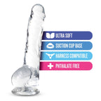 Naturally Yours 8 Inch Crystaline Dildo Diamond > Dildos > Realistic Dildos
