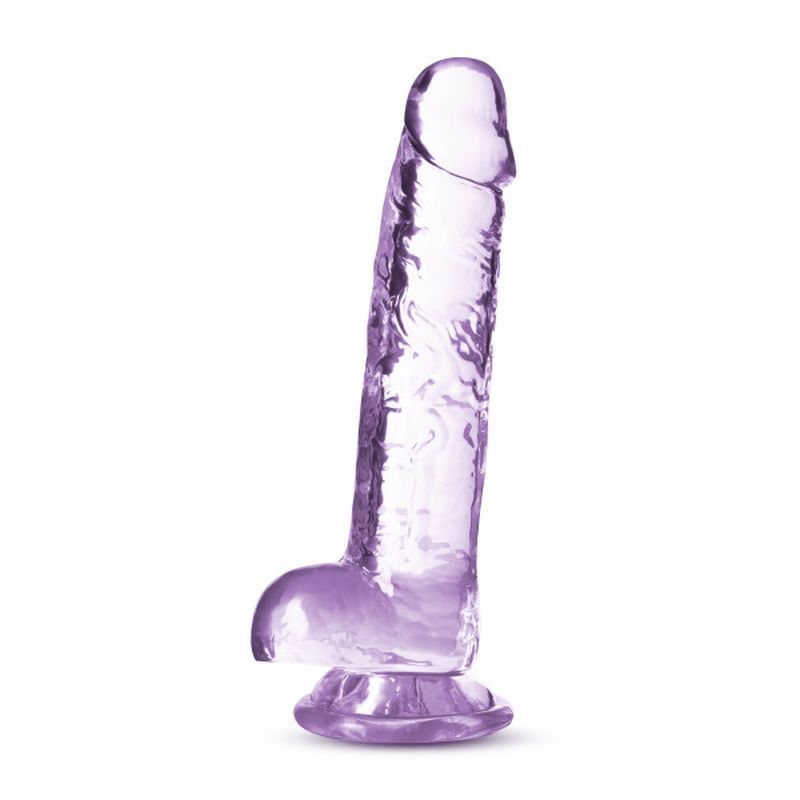 Naturally Yours 7 Inch Crystaline Dildo Amethyst > Dildos > Realistic Dildos