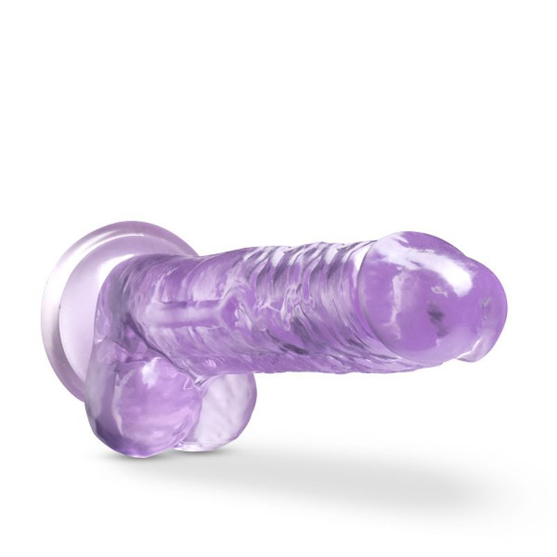 Naturally Yours 7 Inch Crystaline Dildo Amethyst > Dildos > Realistic Dildos