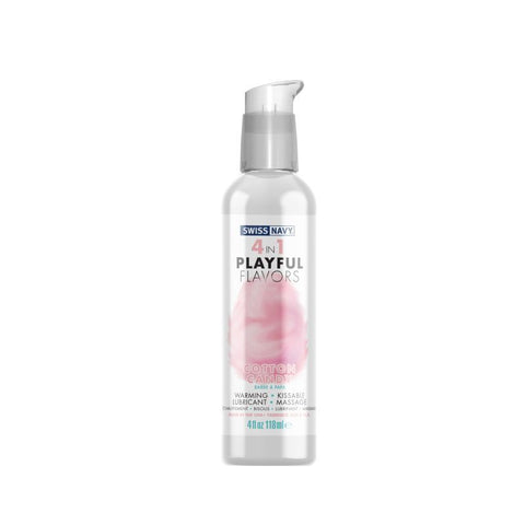 Playful Flavours 4 In 1 Cotton Candy 4oz/118ml Lube Default Title Flavoured Lube