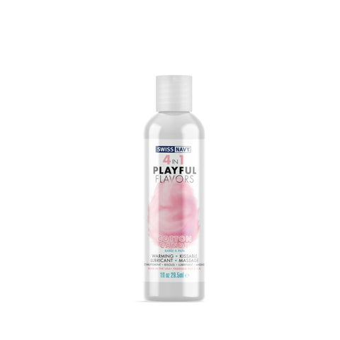 Playful Flavours 4 In 1 Cotton Candy 1oz/29.5ml Lube Default Title Flavoured Lube