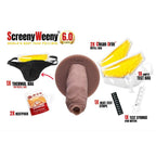 Screeny Weeny 6.0 Uncut Nordic White - Premium Fake Penis Drug Screening