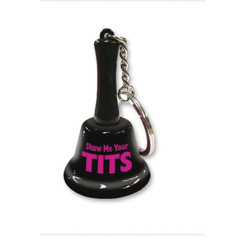 Show Me Your Tits - Novelty Mini Bell Keychain Default Title Gag Gifts & Novelties