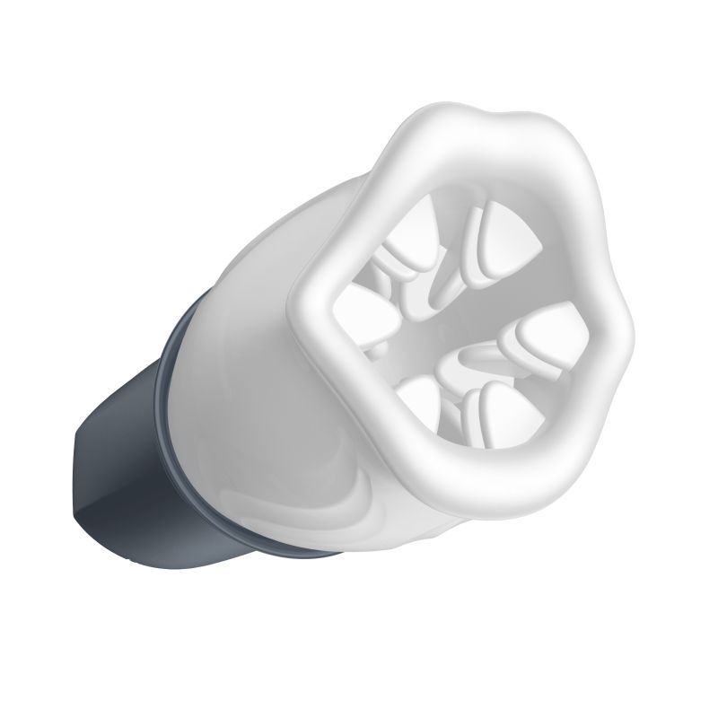 First Class Rotating Masturbator Cup – Textured Soft Sleeve Male Toy Secondary image