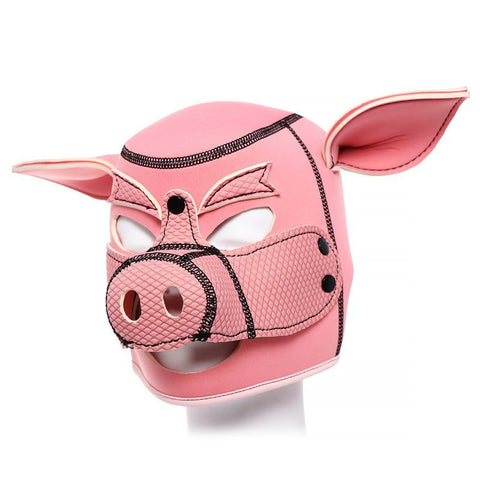 Neoprene Pig Mask (Pink) – Comfortable Neoprene Rubber Mask Pink Masks