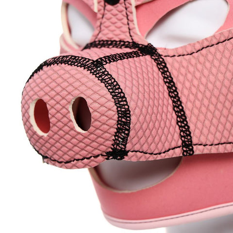 Neoprene Pig Mask (Pink) – Comfortable Neoprene Rubber Mask Masks