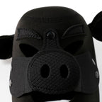 Neoprene Pig Mask (Black) – Comfortable Padded Fit Mask > Bondage Gear > Masks