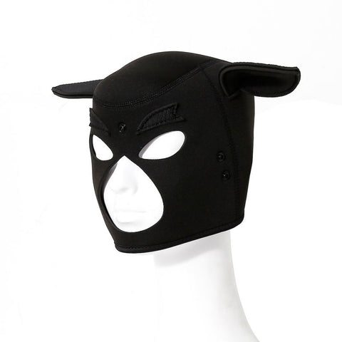 Neoprene Pig Mask (Black) – Comfortable Padded Fit Mask Masks