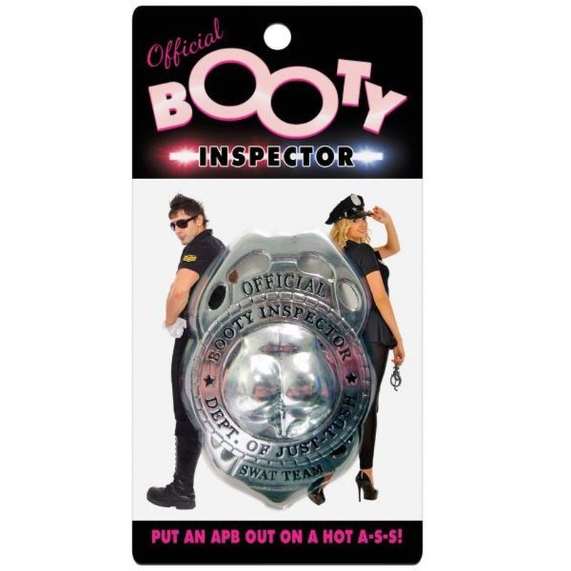 Booty Inspector Badge – Novelty Party Accessory Badge Secondary image