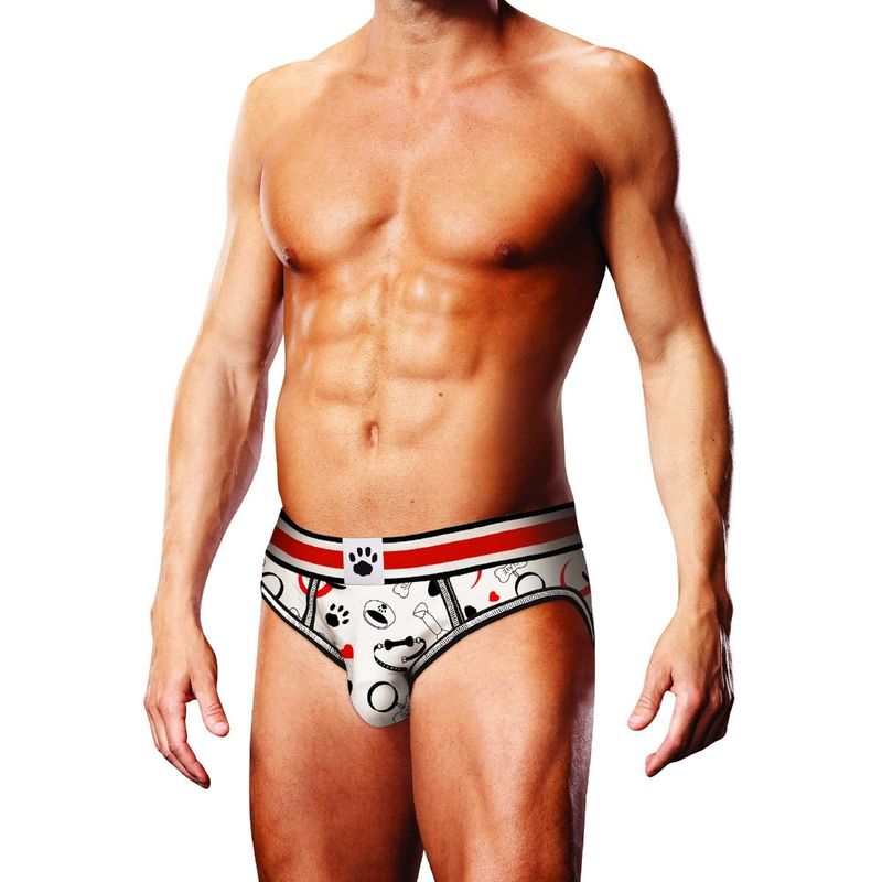Prowler Puppie Print Open Brief for Stylish Comfort Open Back Underwear