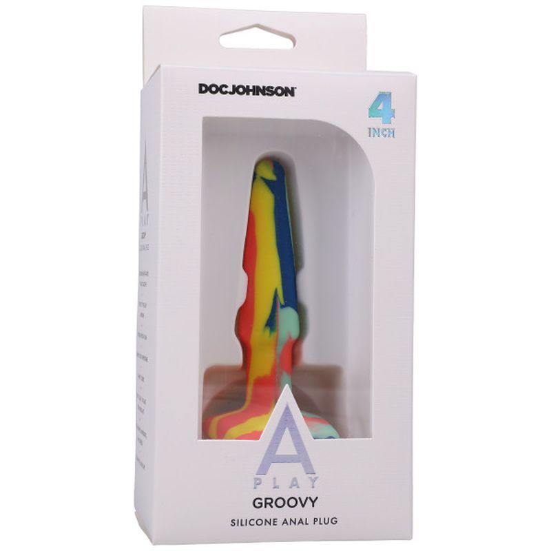 Groovy Silicone Anal Plug 4 Inch Sunrise > Anal Range > Butt Plugs