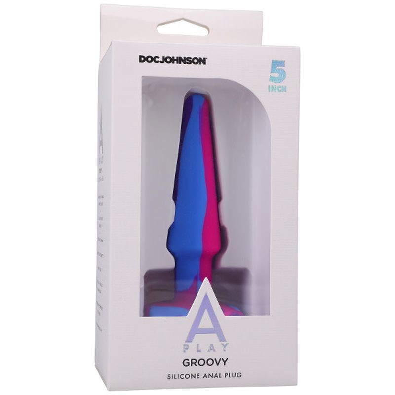 Groovy Silicone Anal Plug 5 Inch Berry > Anal Range > Butt Plugs