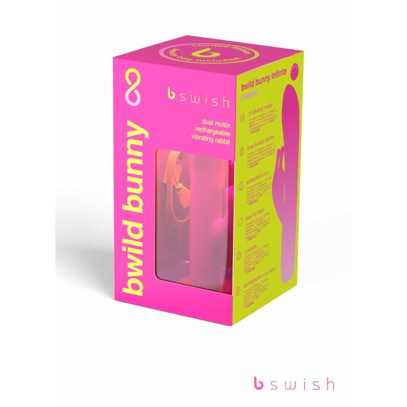 Bwild Bunny Classic Infinite Limited Edition Sunset Pink 8 Modes > Vibrators > Ladies > Rabbit