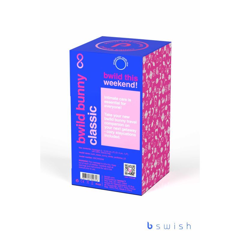 Bwild Bunny Classic Infinite Limited Edition Pacific Blue 8 Modes > Vibrators > Ladies > Rabbit