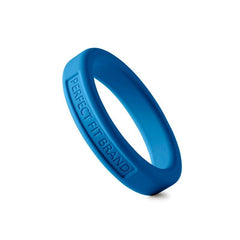 Classic Silicone Medium Stretch Penis Ring 44mm Blue