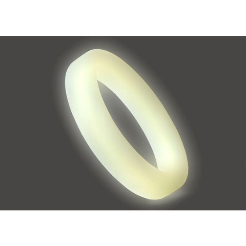 Classic Silicone Medium Stretch Penis Ring 44mm Glow In The Dark COCK RINGS