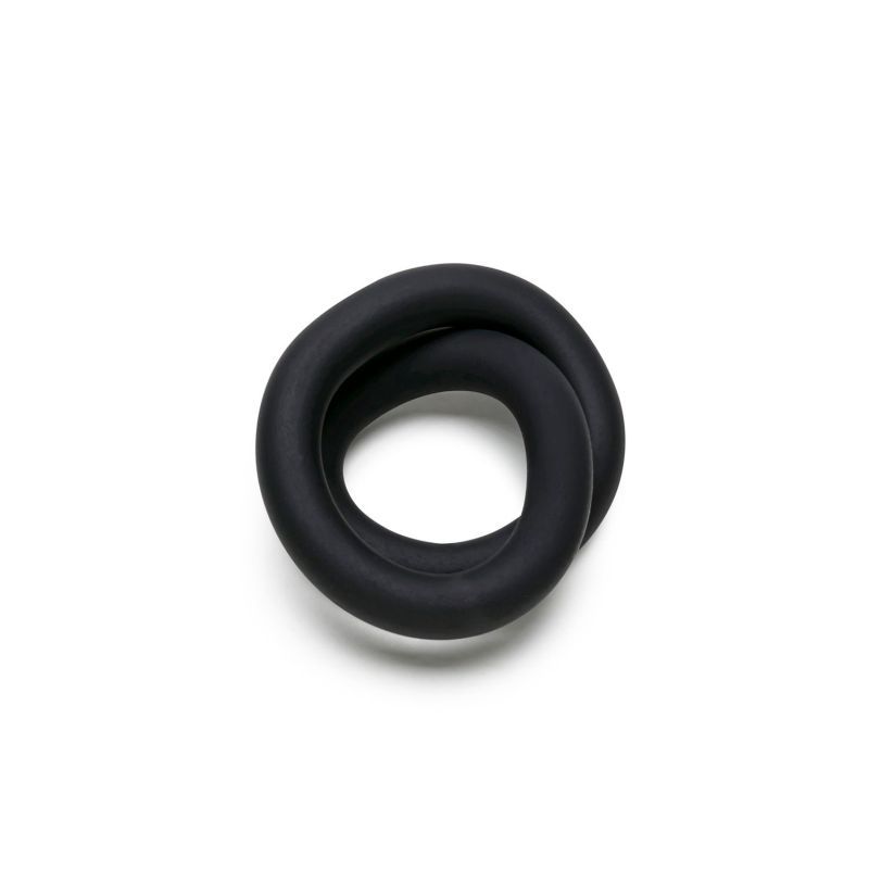 Silicone Hefty Wrap Ring 229mm Black > Cock Ring > Single