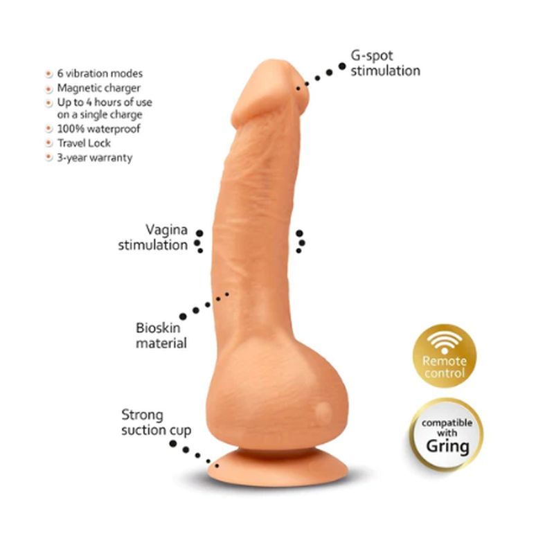 Greal MINI Flesh w Suction Cup 7 x 1.18 Inch Vibrator > Dildos > Realistic Dildos