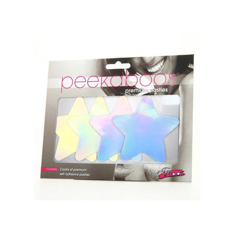 Iridescent Stars Pasties > Clothes > Pasties