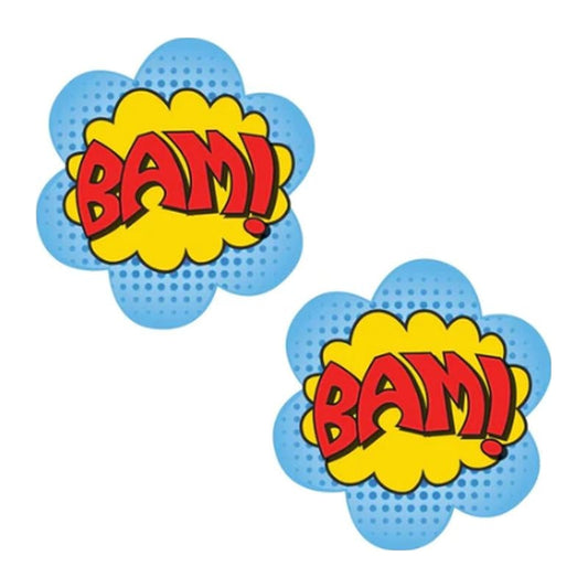 BAM Pasties 2.5 x 2.5 Inch Handmade Nipztix Pasties