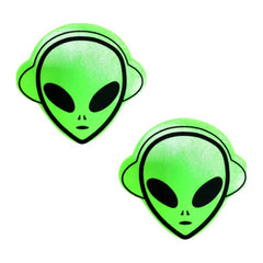 Neon Green Blacklight Alien Pasties