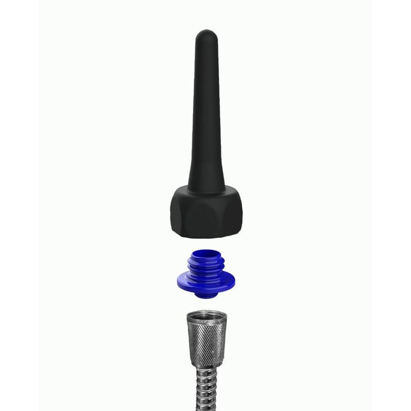 Spout Pocket Enema 2-in-1 Silicone Design 4 Inch Nozzle Shower Hose Attachment > Essentials > Douches