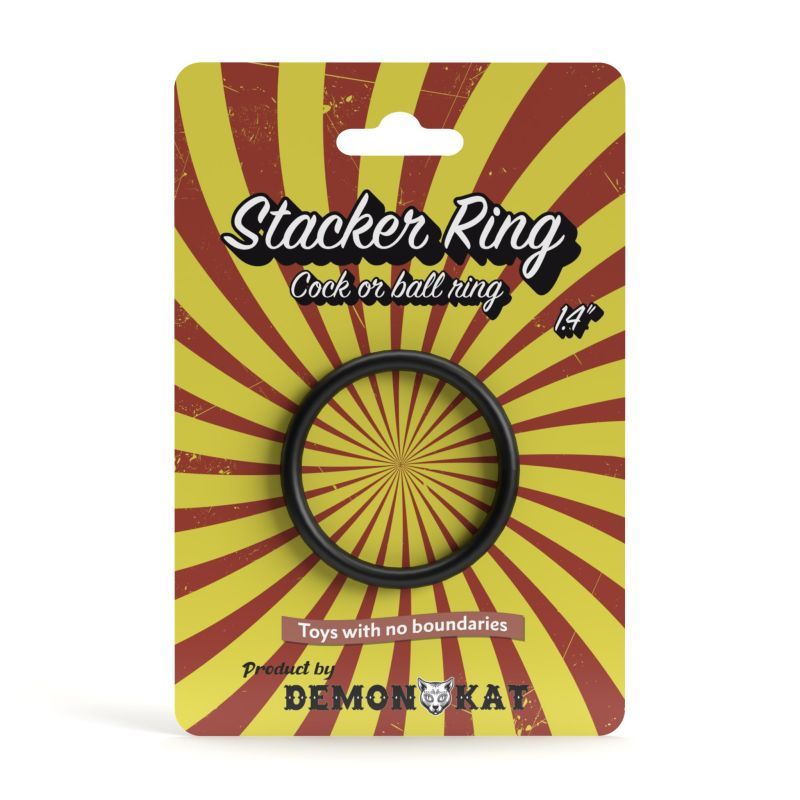 Stacker Ring 1.4 Inch 35mm Black > Cock Ring > Single