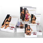 Microfiber and Lace G-String with Studs in Red > Clothes > Panties