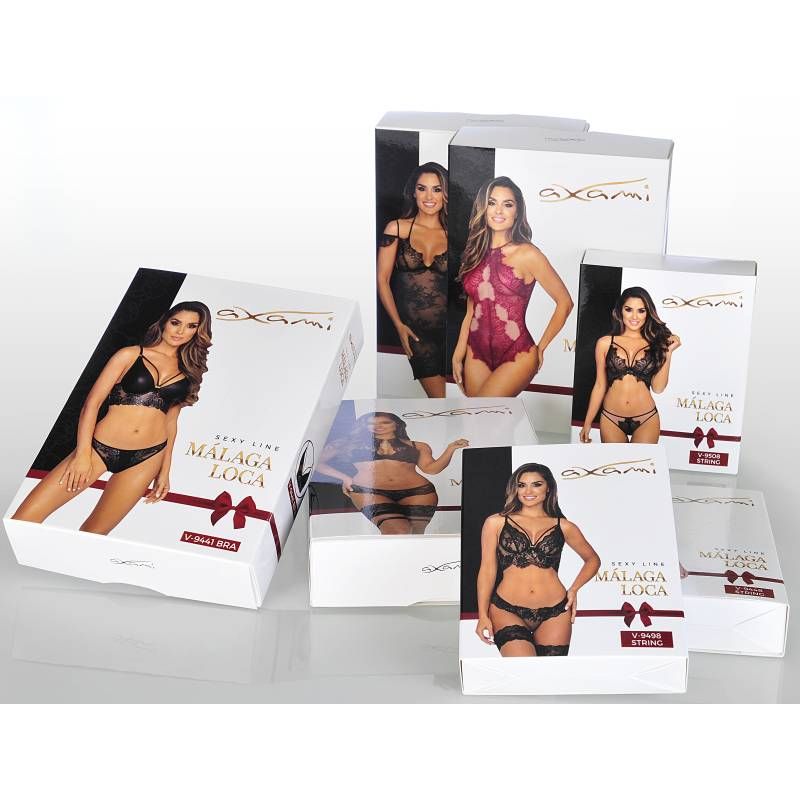 Stretch Wetlook Zip G-String Black Lingerie