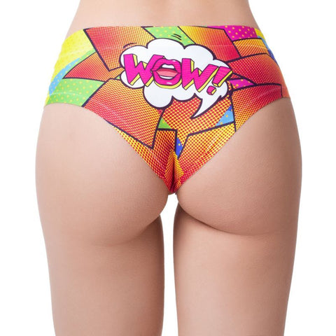 Comic Fans Yellow Slip Lingerie Size S M L XL Large Panties