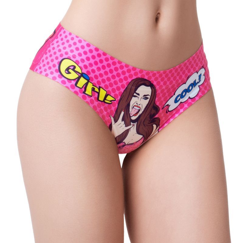 Comic Fans Pink Slip Lingerie Size S M L XL Small > Clothes > Panties