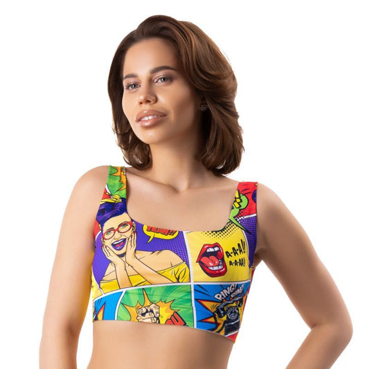 Comics Insta Crop Top for Women Size S to XL