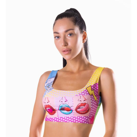 Comics Hot Crop Top for Women Size S to XL